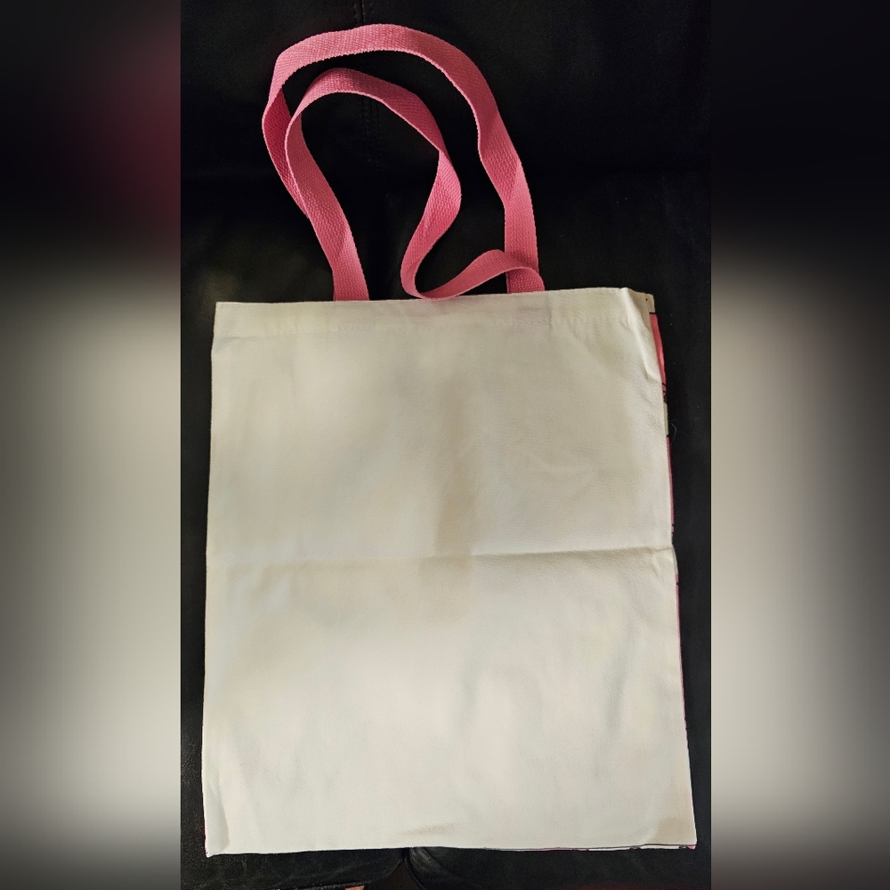Pink Printed Canvas Hello Kitty Tote New without Tags 💖 - Picture 5 of 6